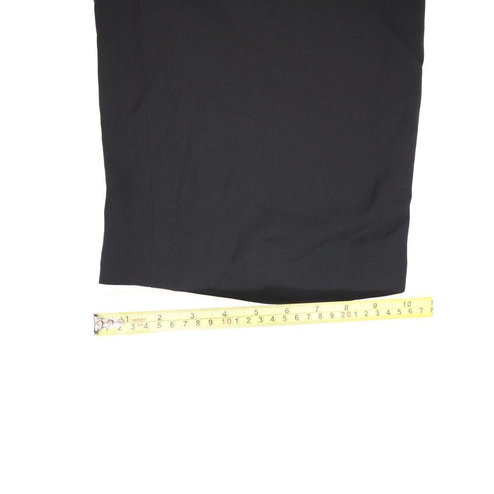 Quiet Luxury Giorgio Armani 100% Silk Wide Leg Black Pants Made Italy 50 US 14 - Picture 10 of 12